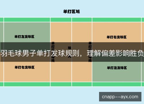 羽毛球男子单打发球规则，理解偏差影响胜负